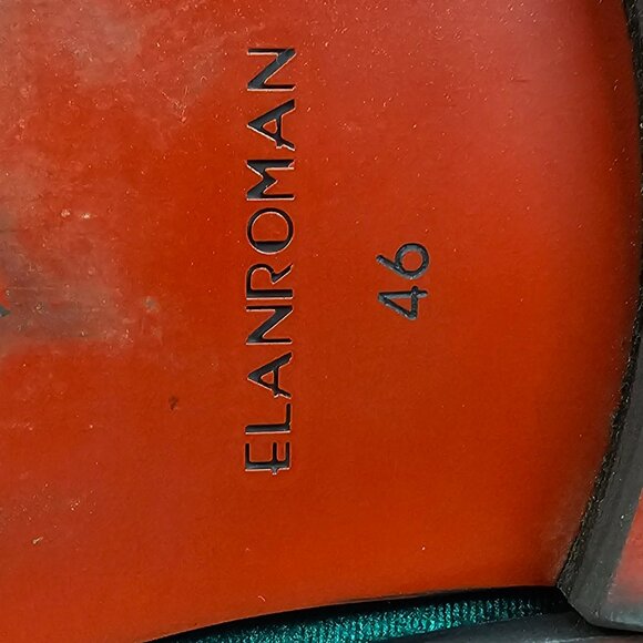 ELANROMAN Men’s Green Velvet Loafers, size 12 (EU 46) - Picture 9 of 10